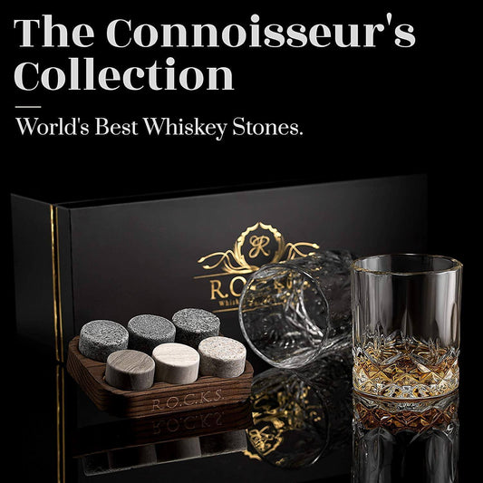The Connoisseur’s Set – Signature Glas & Whisky-Steine | Privilege Collection-1