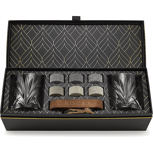The Connoisseur’s Set – Palm Glas & Whisky-Steine | Signature Cut Edition-0