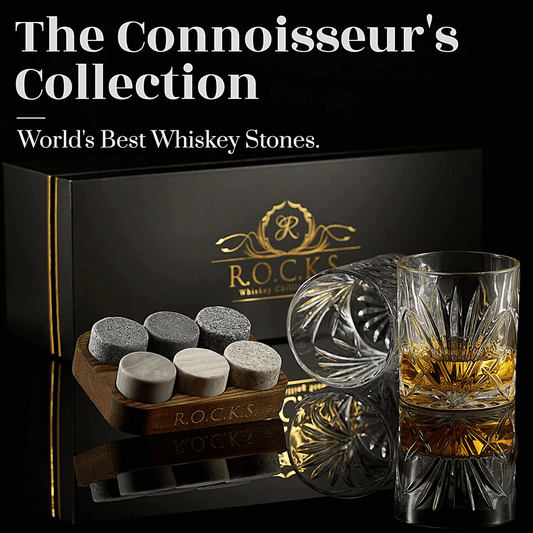 The Connoisseur’s Set – Palm Glas & Whisky-Steine | Signature Cut Edition-1