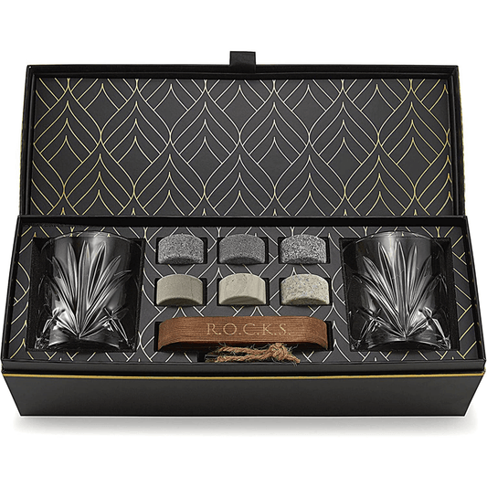 The Connoisseur’s Set – Palm Glas & Whisky-Steine | Signature Cut Edition-0
