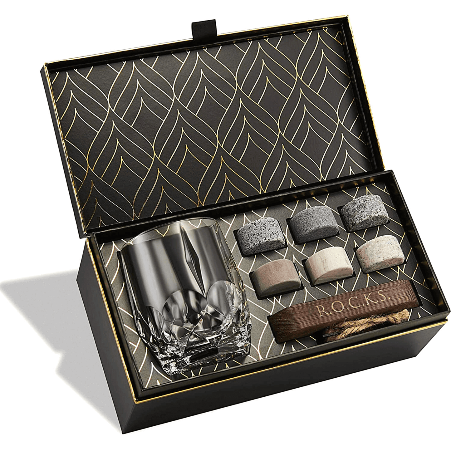 The Connoisseur’s Set – Iconic Glas & Whisky-Steine | Bohemian Crystal Edition-0