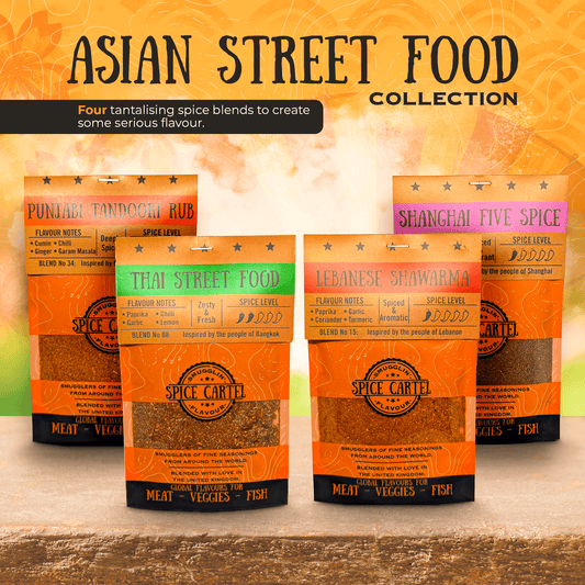 Asian Street Food Gift Box | Spice Cartel – 4 Gewürzmischungen à 35 g, wiederverschließbar-0